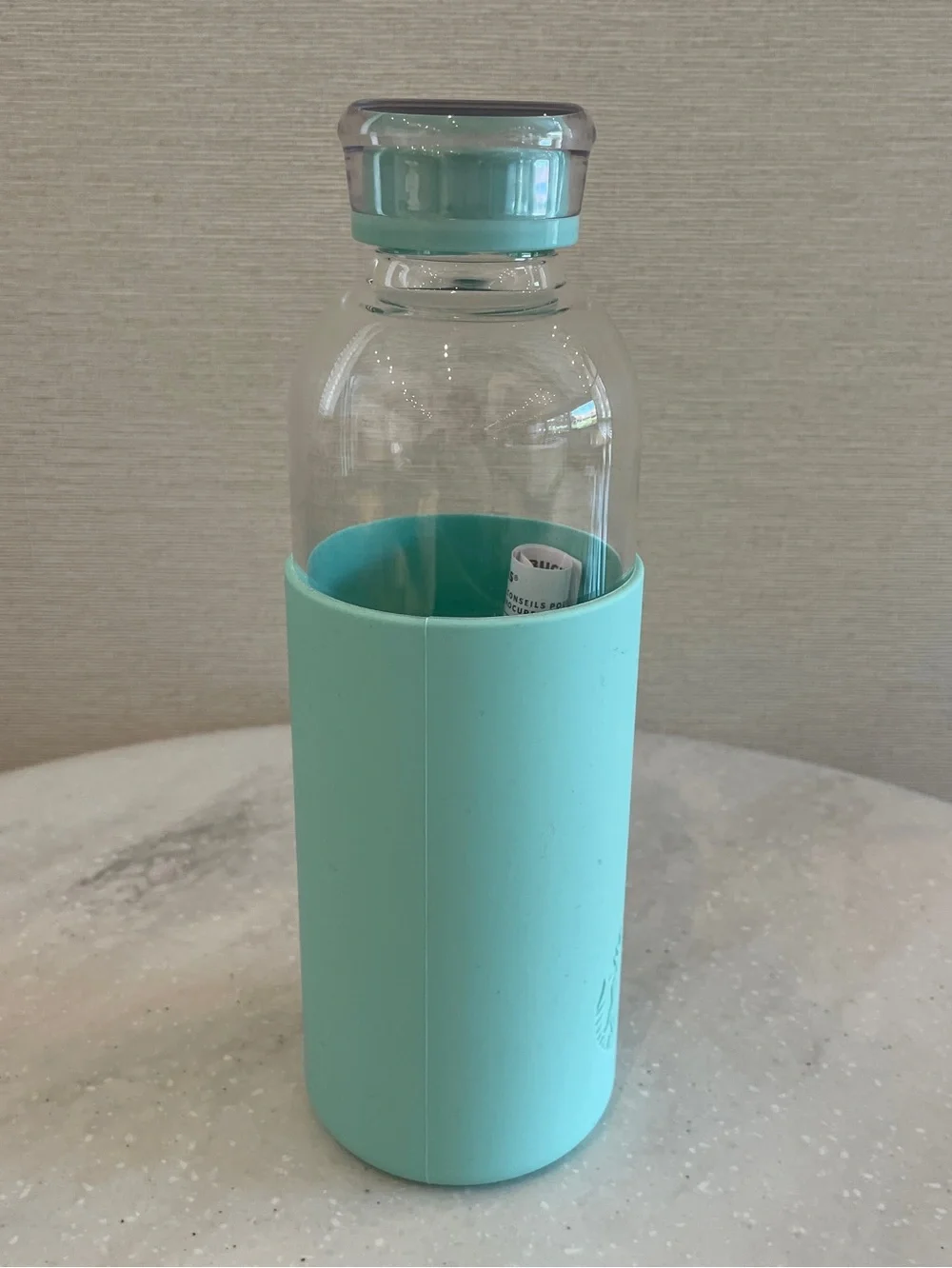Starbucks clear glass